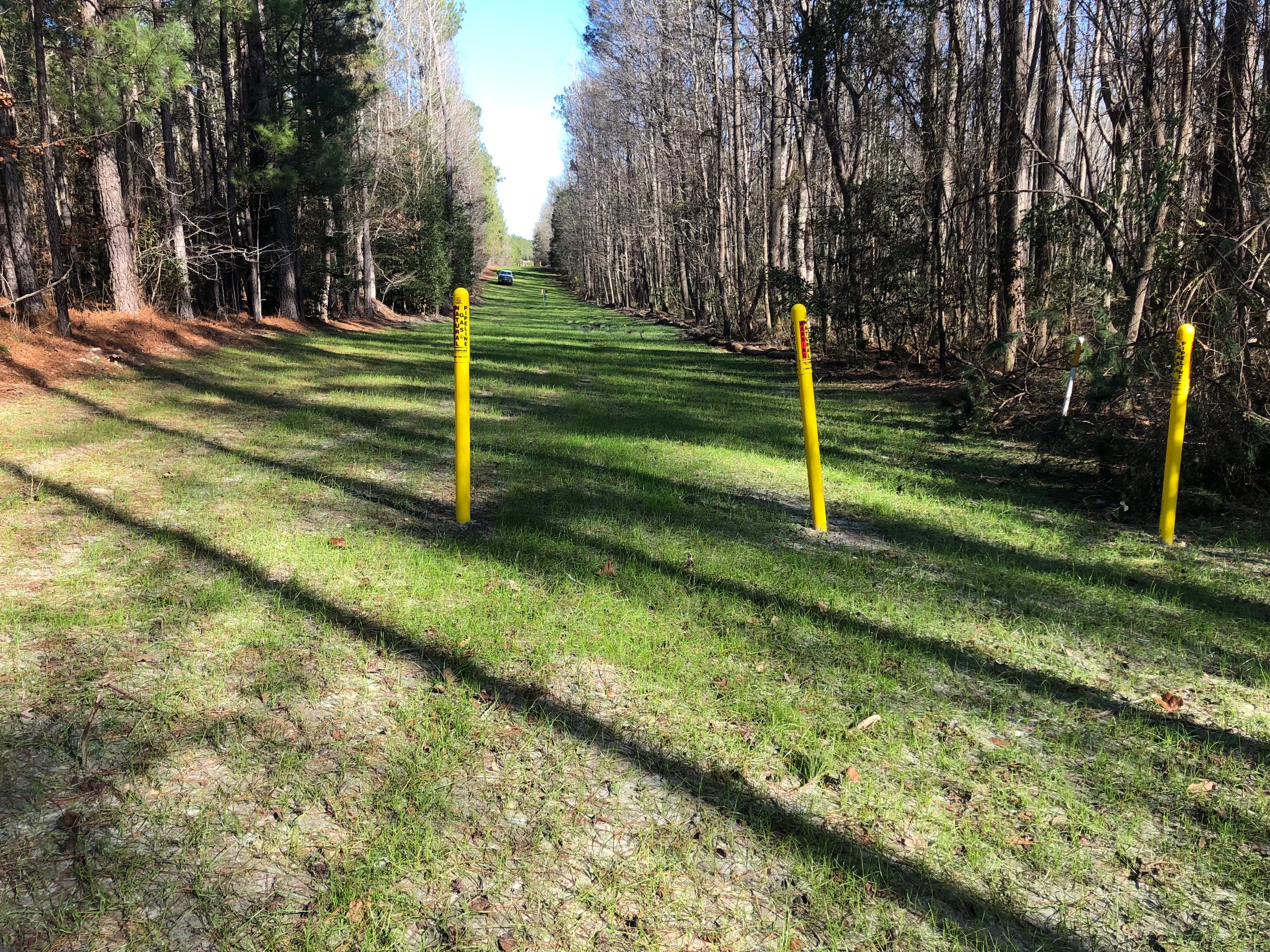 Pipeline on property